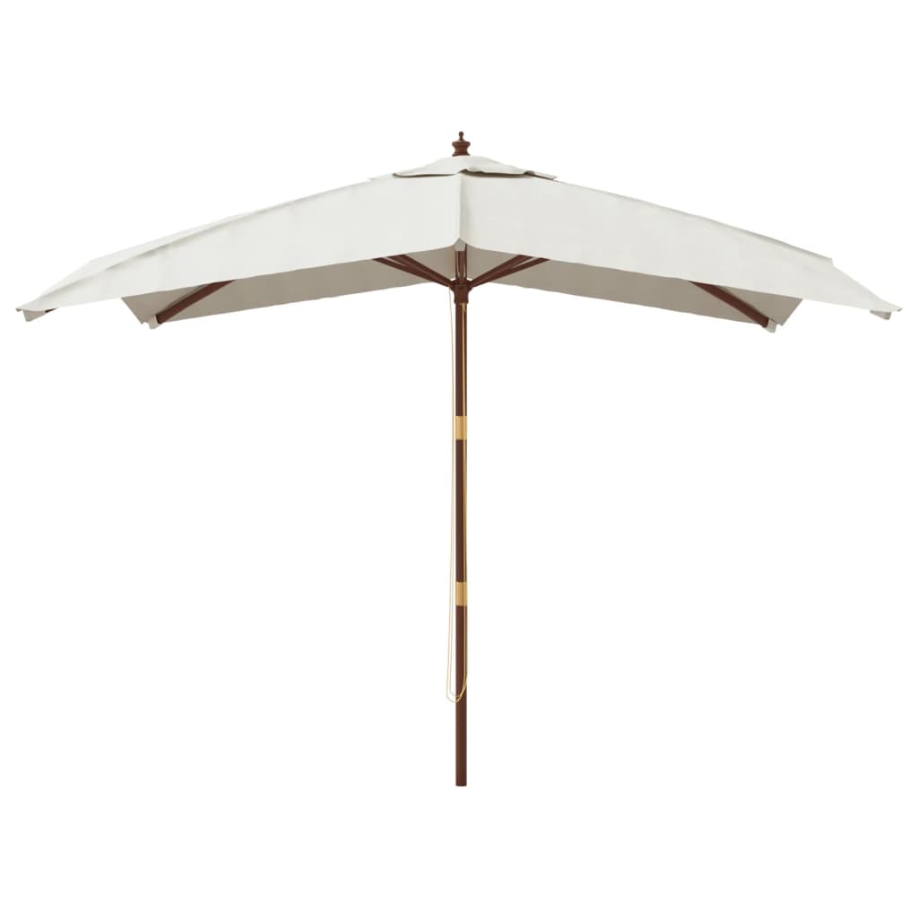 Haveparasol Med Træstang 300X300X273 Cm