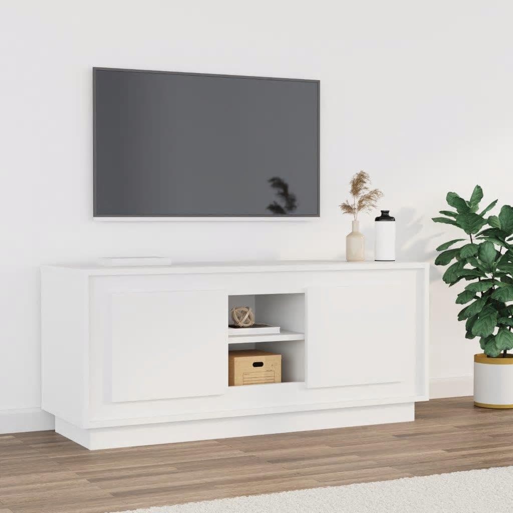 Tv-Bord 102X35X45 Cm Konstrueret Træ