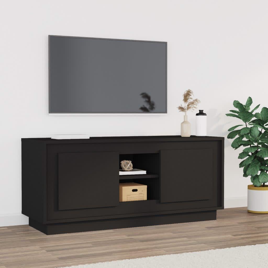 Tv-Bord 102X35X45 Cm Konstrueret Træ