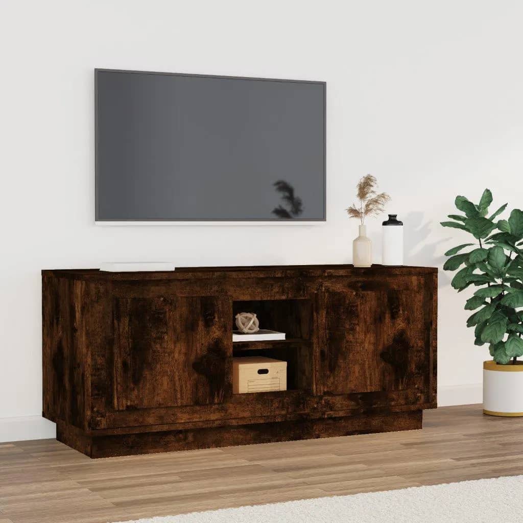 Tv-Bord 102X35X45 Cm Konstrueret Træ