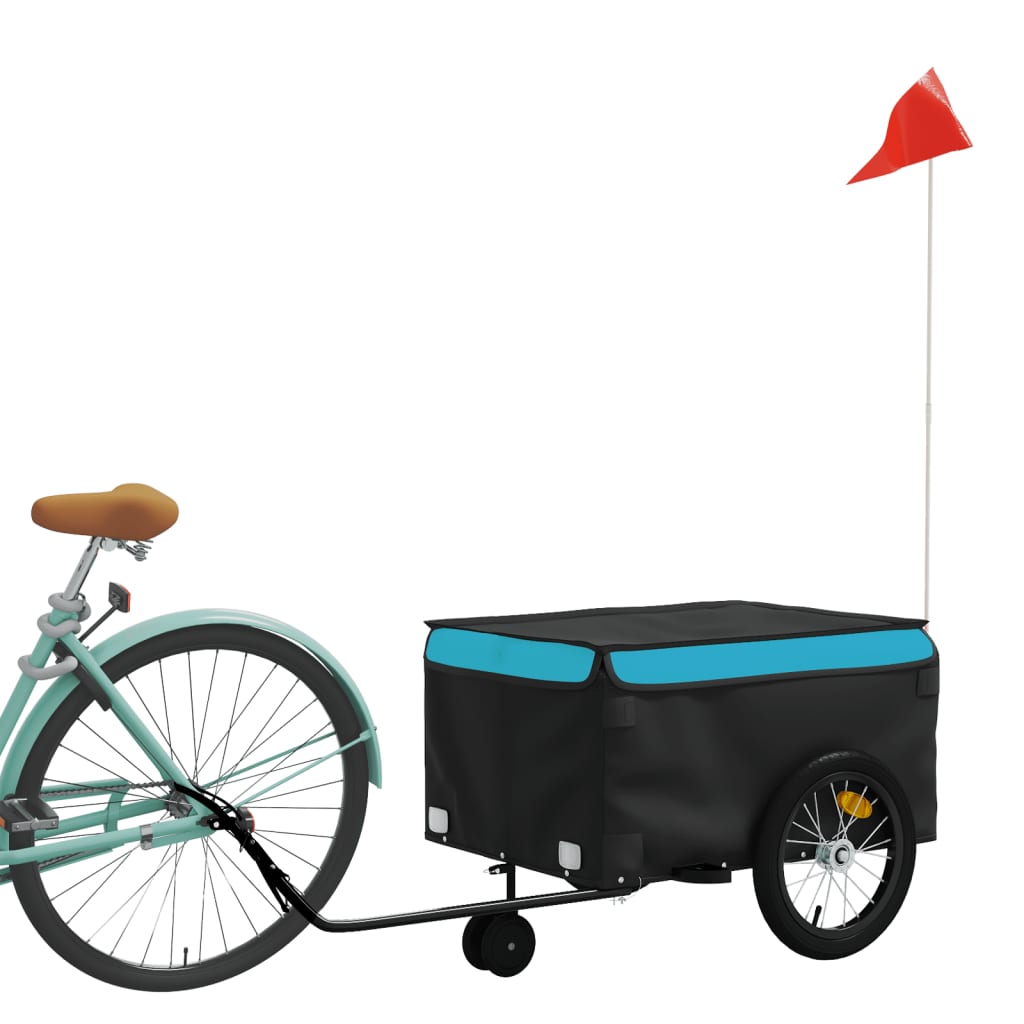 Cykelanhænger 45 Kg Jern Sort Og