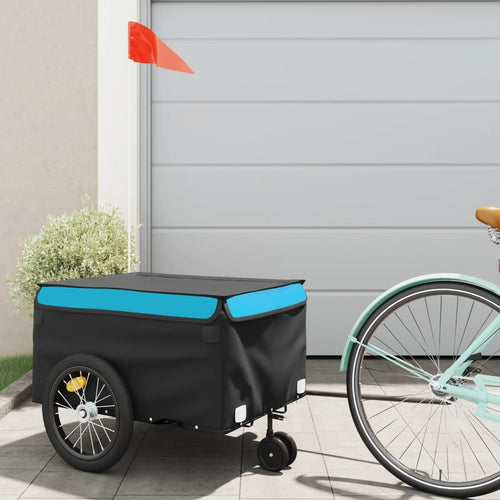 Cykelanhænger 45 Kg Jern Sort Og