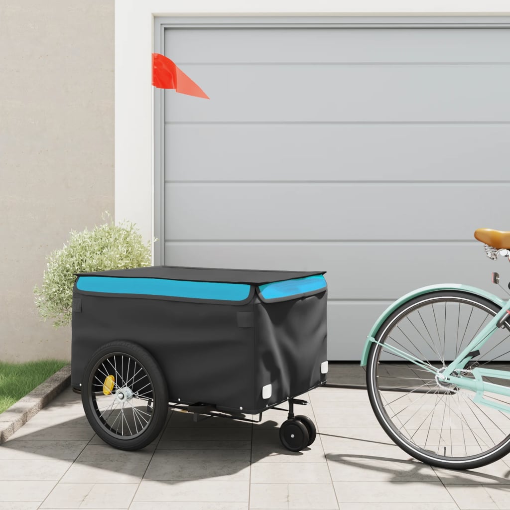Cykelanhænger 45 Kg Jern Sort Og
