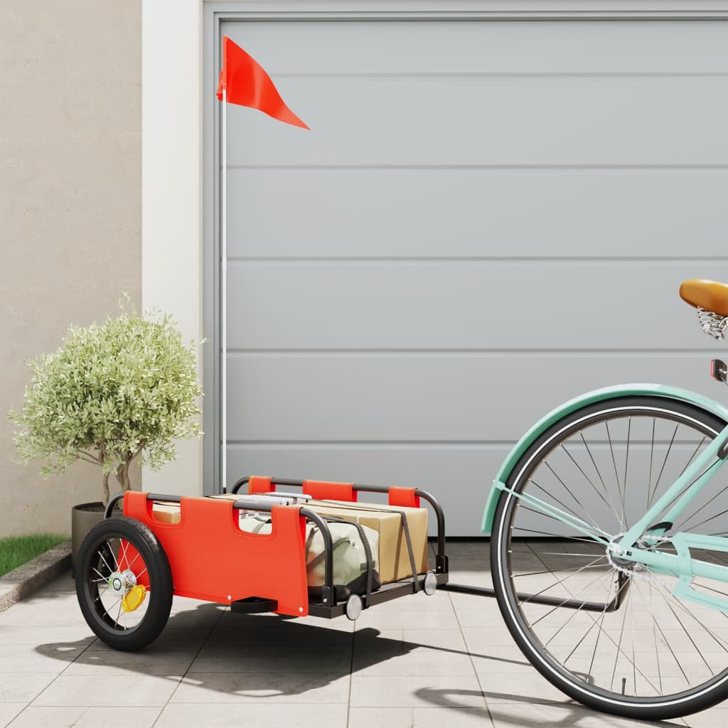 Cykeltrailer Oxfordstof Og Jern
