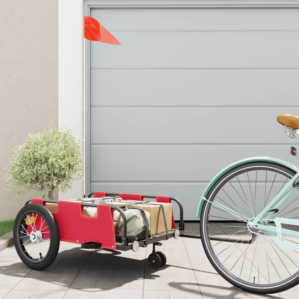 Cykeltrailer Oxfordstof Og Jern