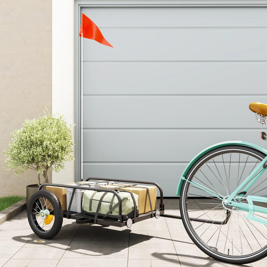 Cykelanhænger Jern Sort