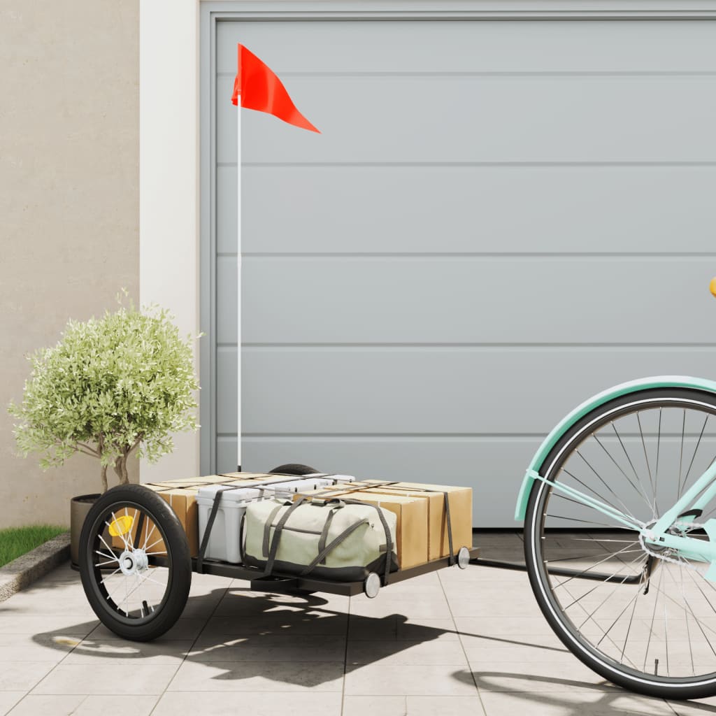 Cykelanhænger Jern Sort
