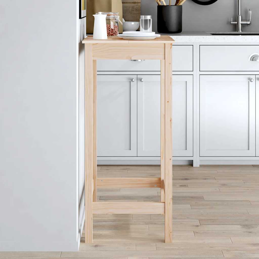 Barbord 100X50X110 Cm Massivt Fyrretræ