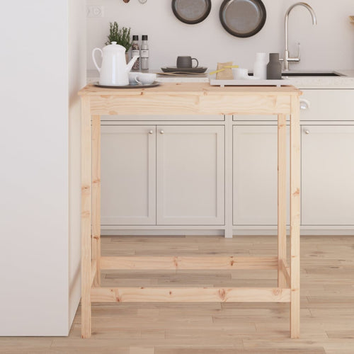 Barbord 100X50X110 Cm Massivt Fyrretræ