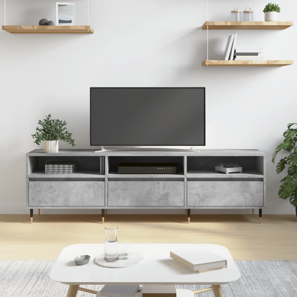 Tv-Skab 150 X 30 X 45 Cm Etræ Konstrueret Træ