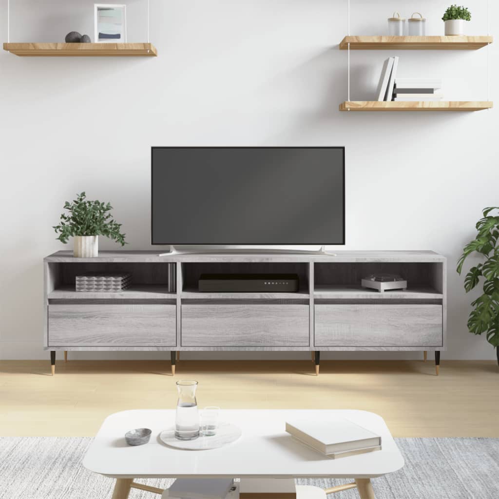 Tv-Skab 150 X 30 X 45 Cm Etræ Konstrueret Træ