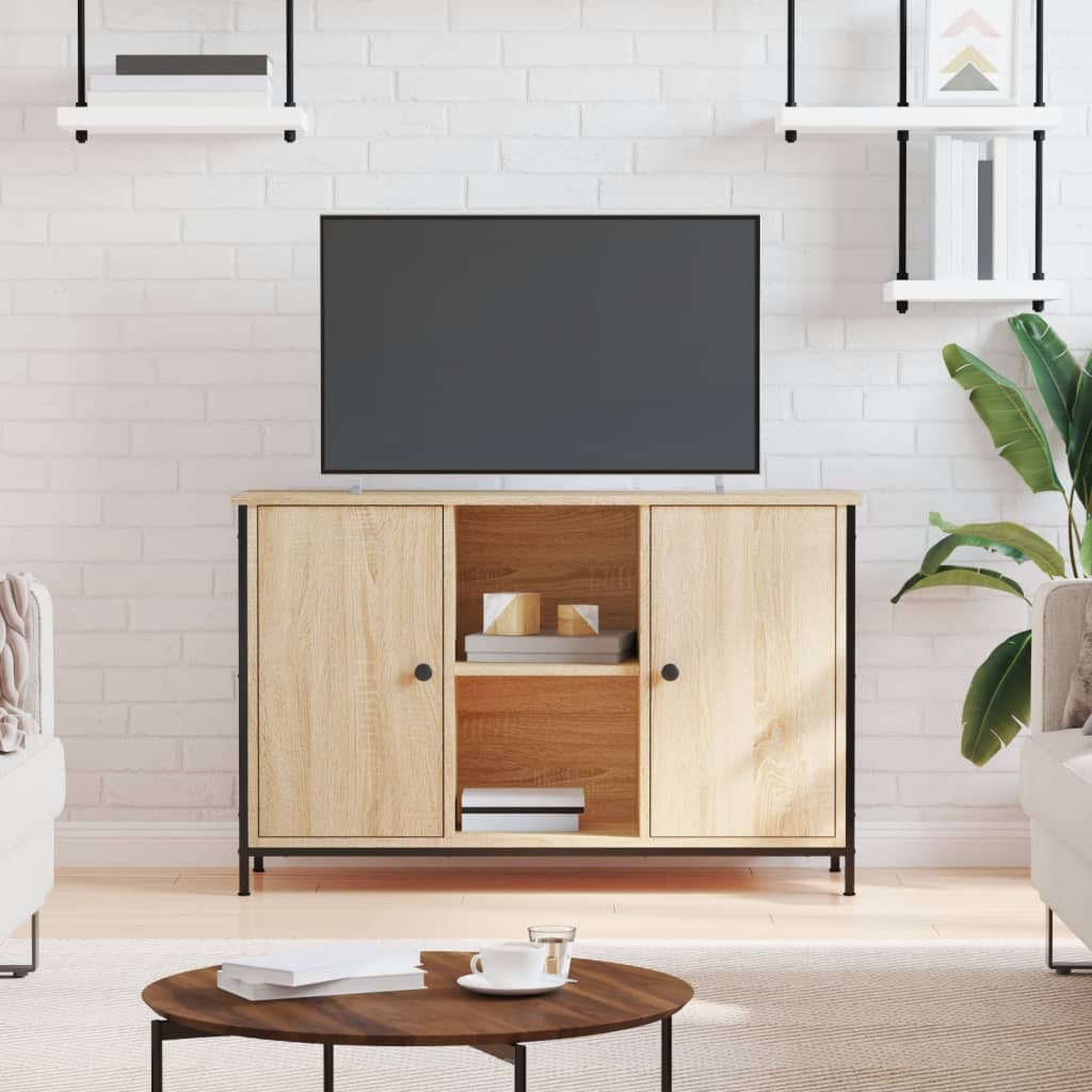 Tv-Møbelsæt 101 X 35 X 65 Cm Konstrueret Træ