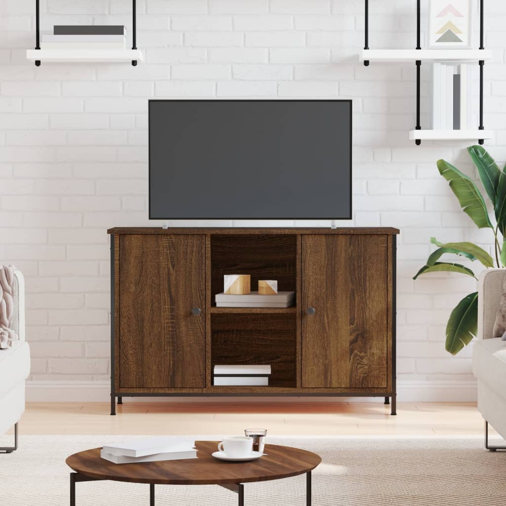 Tv-Møbelsæt 101 X 35 X 65 Cm Konstrueret Træ