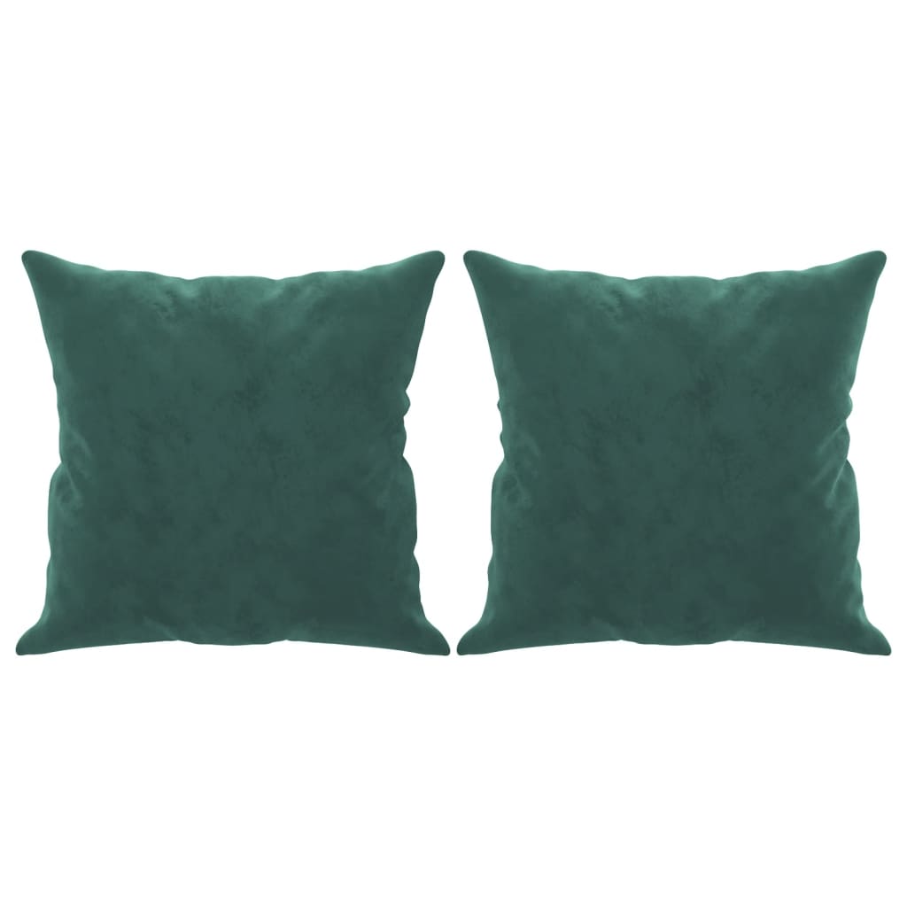 2-Personers Sofa Med Pyntepuder Velour