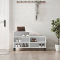 Skoreol 102X36X60 Cm Konstrueret Træ Hvid Højglans
