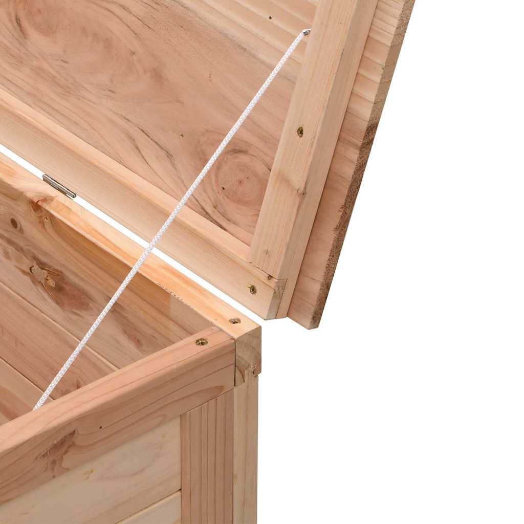 Opbevaringskasse Til Haven 198,5X50X56,5 Cm Massivt Fyrretræ