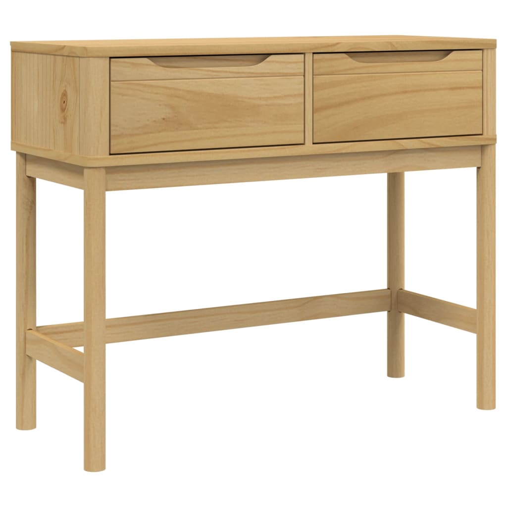 Konsolbord Floro 89,5X36,5X73 Cm Massivt Fyrretræ