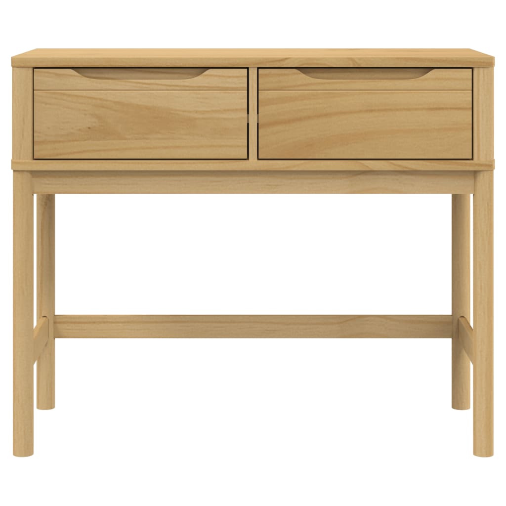 Konsolbord Floro 89,5X36,5X73 Cm Massivt Fyrretræ