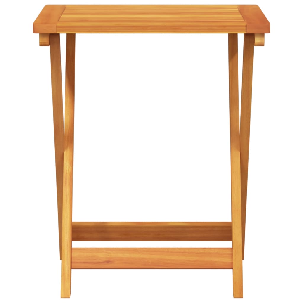 Foldbart Havebord 50X36X60 Cm Massivt Akacietræ