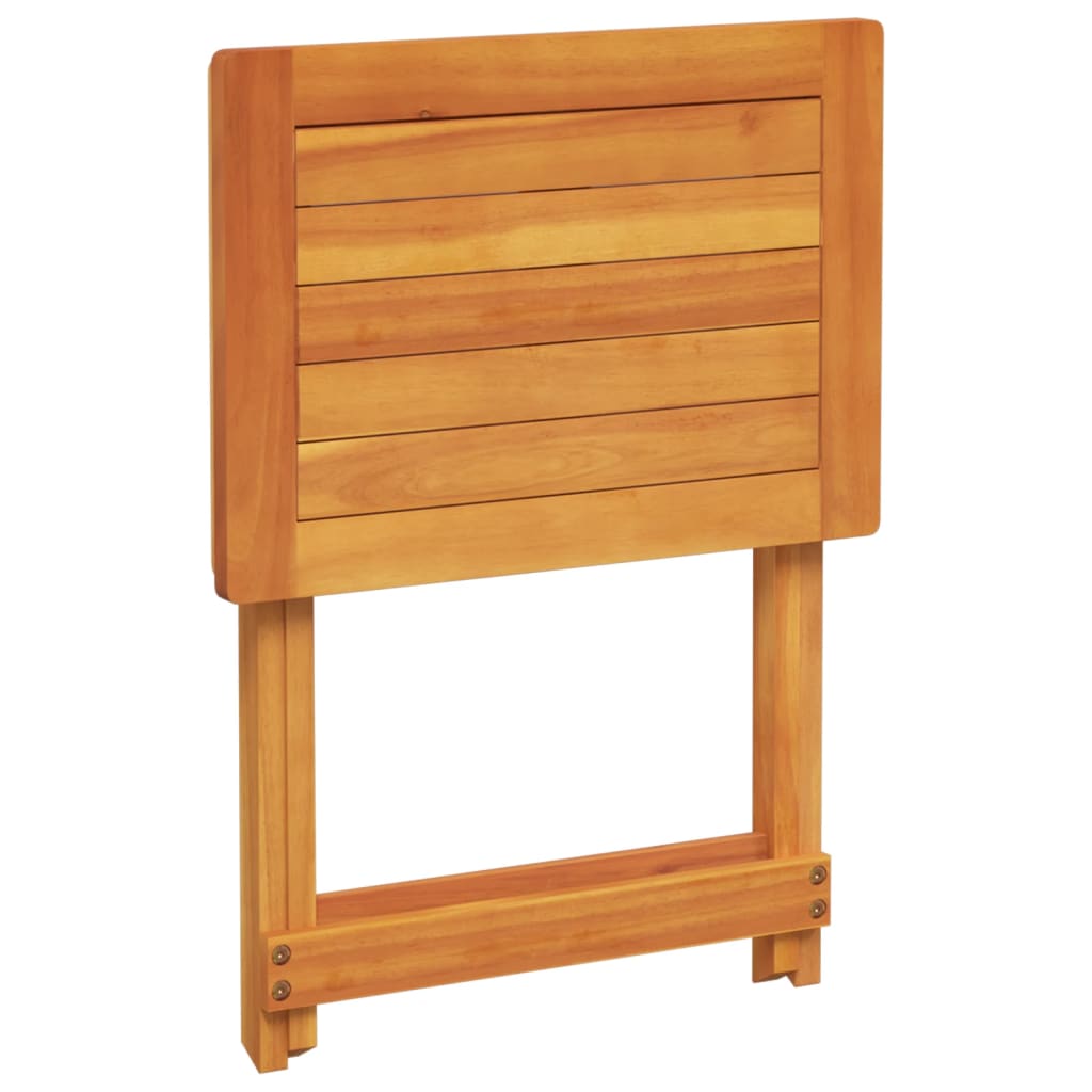 Foldbart Havebord 50X36X60 Cm Massivt Akacietræ
