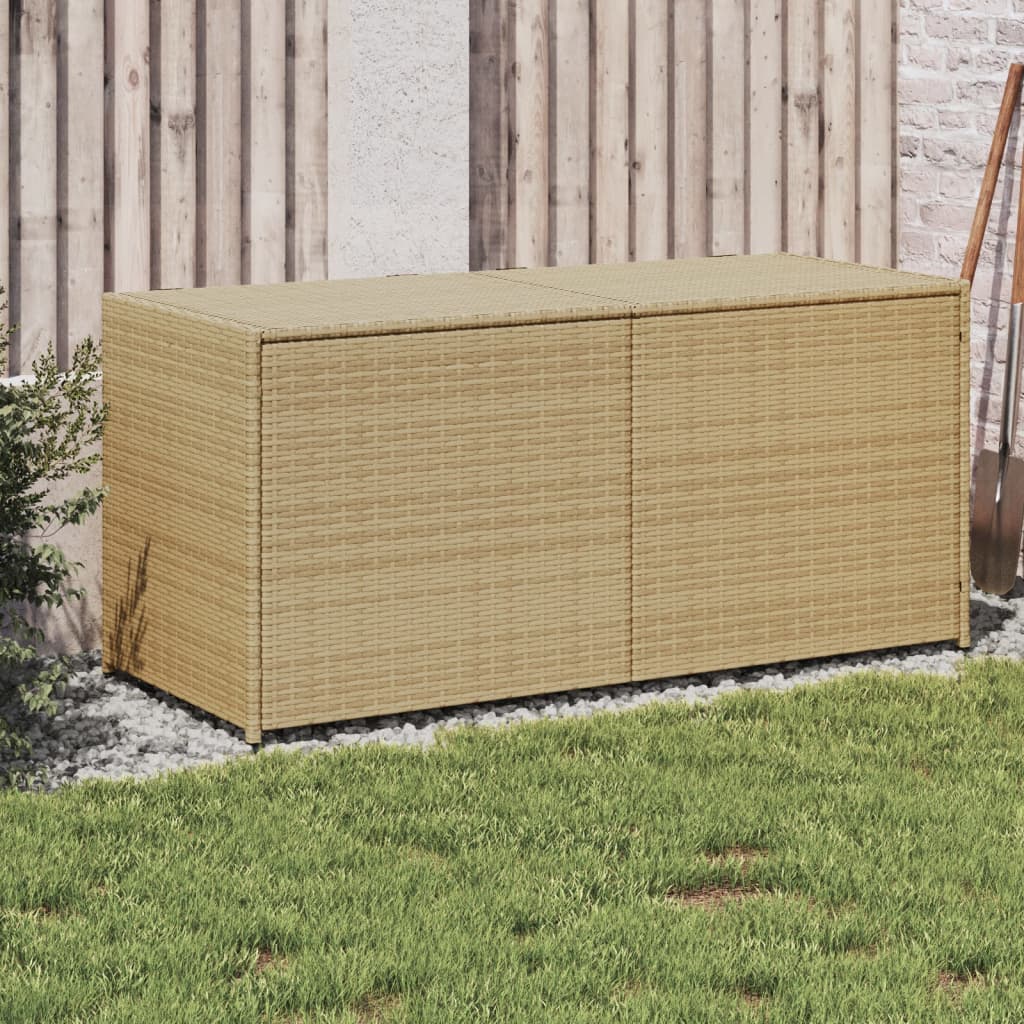 Opbevaringsboks Med Hjul 283 L Polyrattan