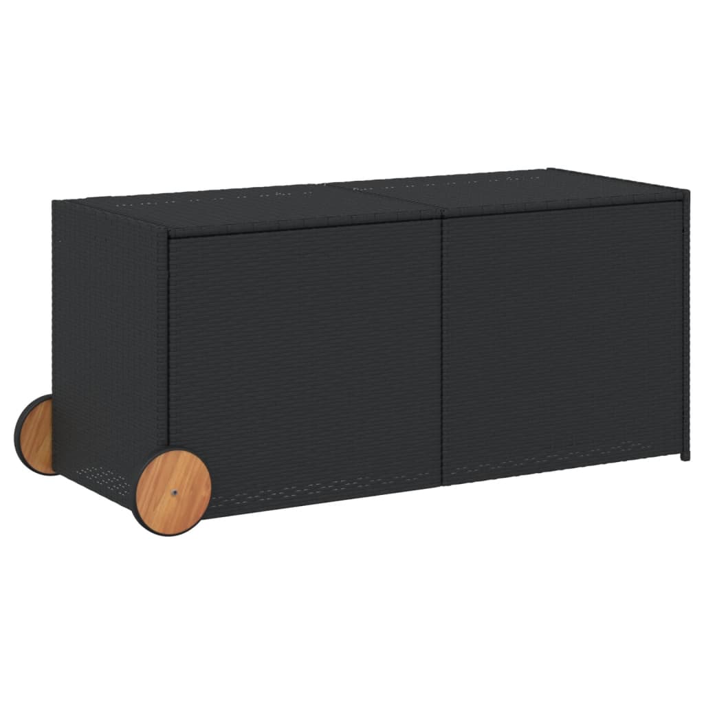 Opbevaringsboks Med Hjul 283 L Polyrattan