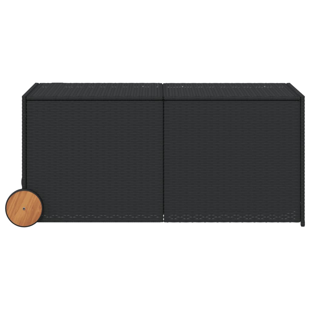 Opbevaringsboks Med Hjul 283 L Polyrattan