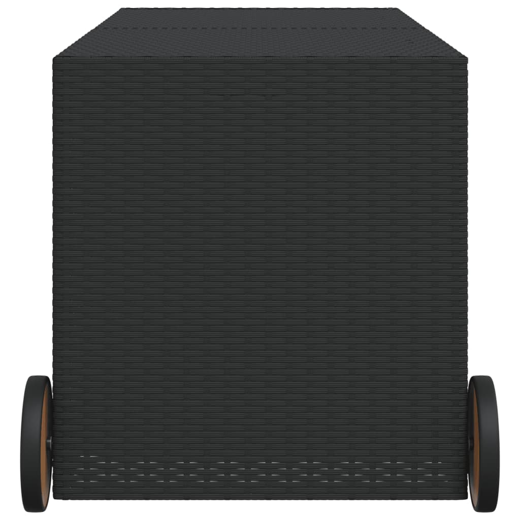 Opbevaringsboks Med Hjul 283 L Polyrattan