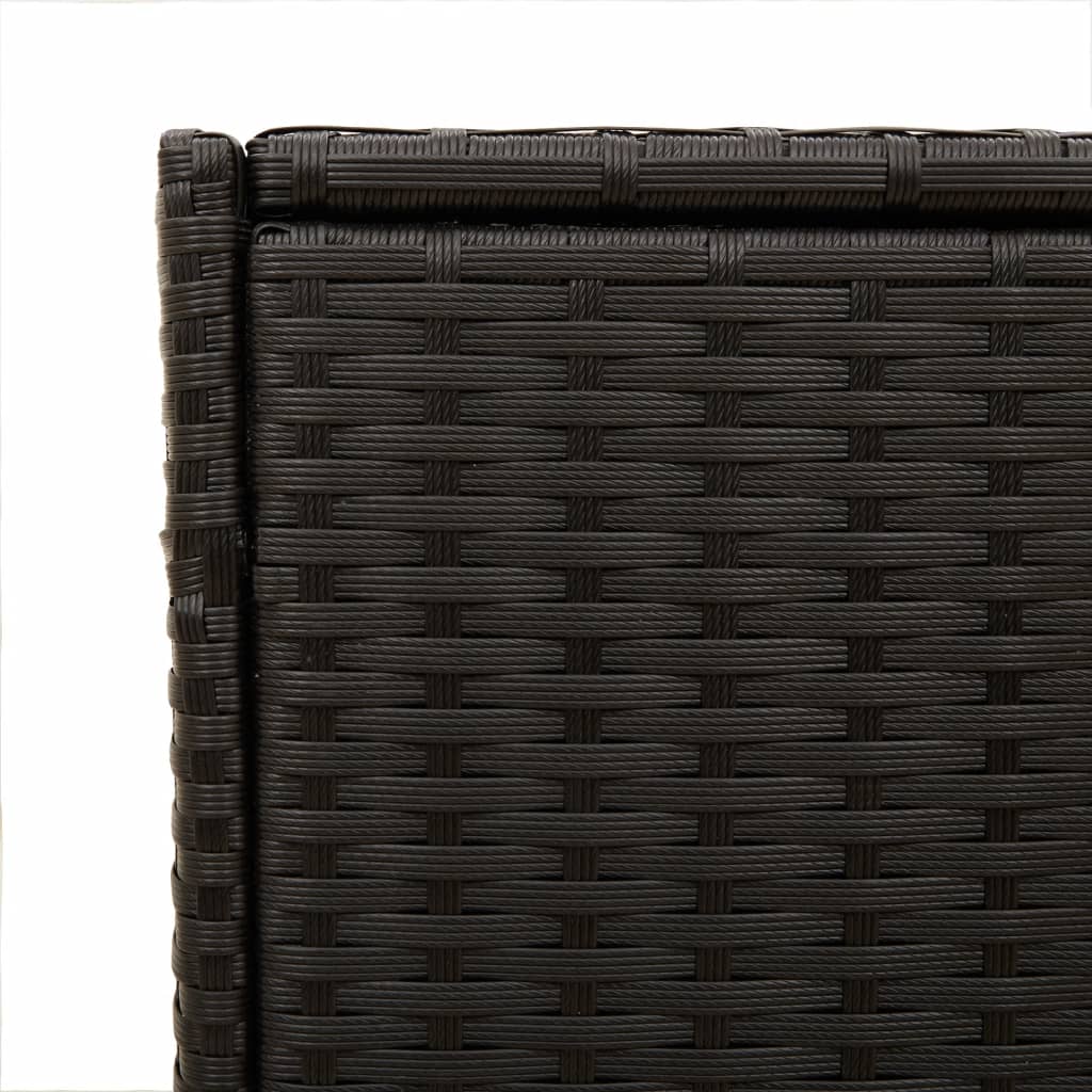 Opbevaringsboks Med Hjul 283 L Polyrattan