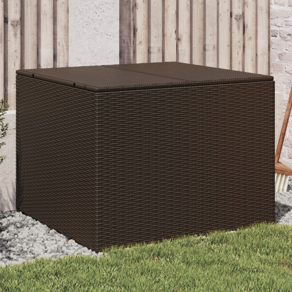 Opbevaringsboks Med Hjul 283 L Polyrattan