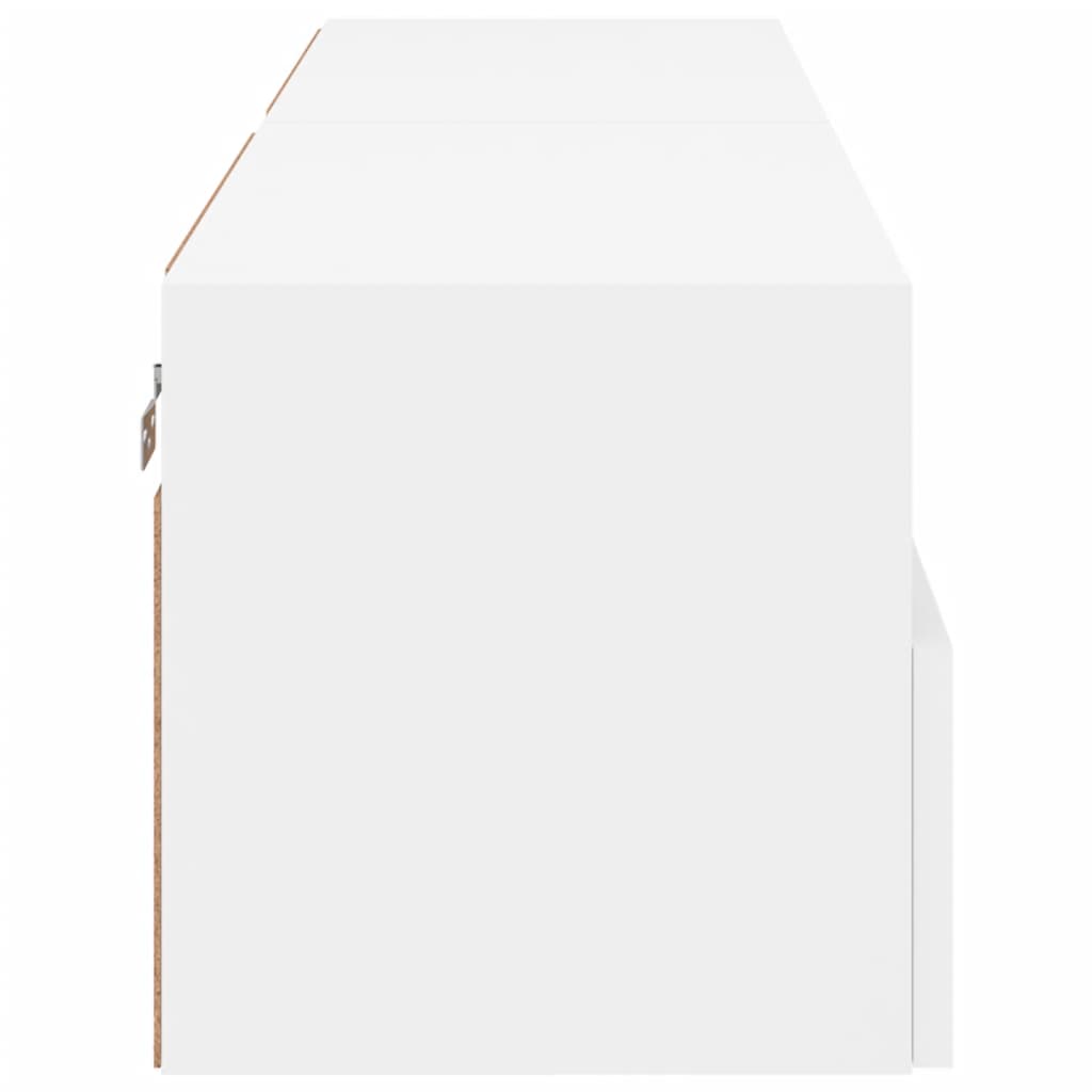Væghængte Tv-Borde 2 Stk. 60X30X30 Cm Konstrueret Træ