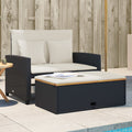 2-Personers Havesofa Med Hynder Poly Beige