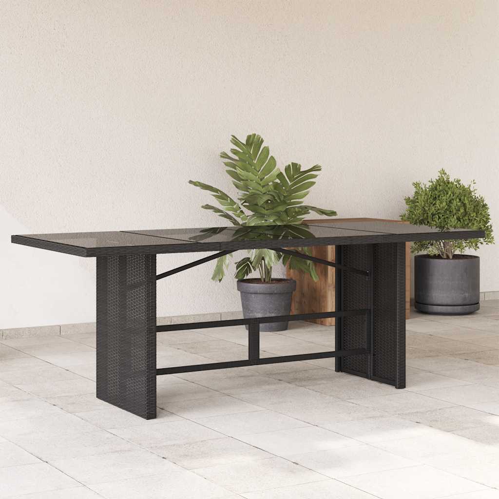 Havebord Med Top 190X80X74 Cm Polyrattan