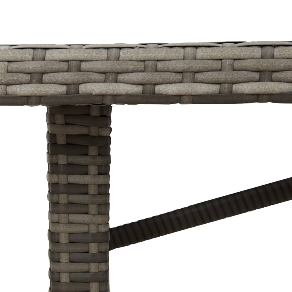 Havebord Med Top 190X80X74 Cm Polyrattan