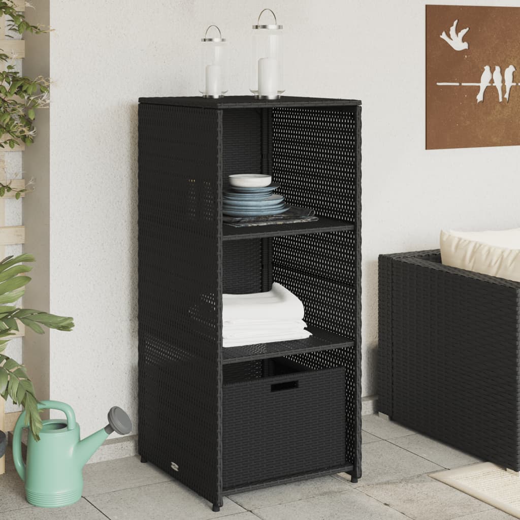Opbevaringsskab Til Haven 50X55X115 Cm Polyrattan