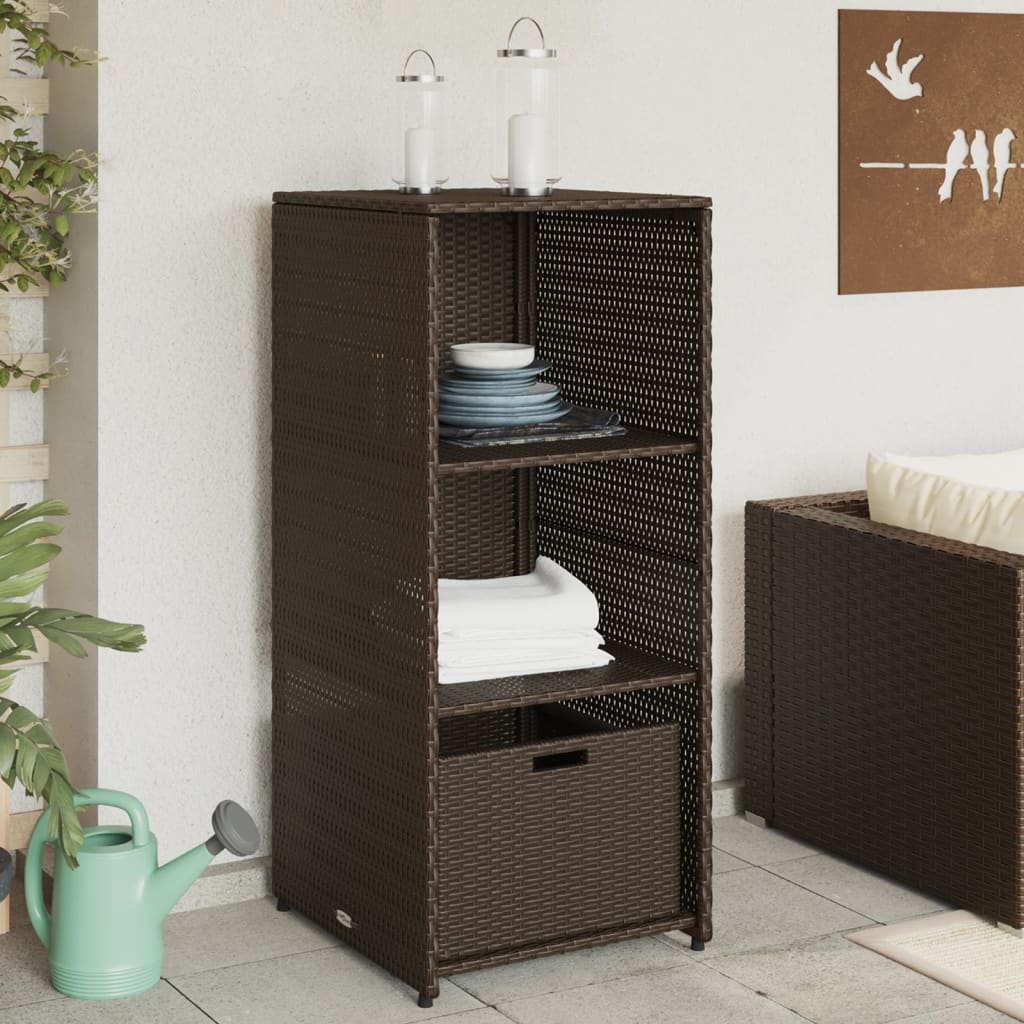 Opbevaringsskab Til Haven 50X55X115 Cm Polyrattan