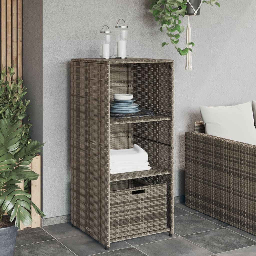 Opbevaringsskab Til Haven 50X55X115 Cm Polyrattan