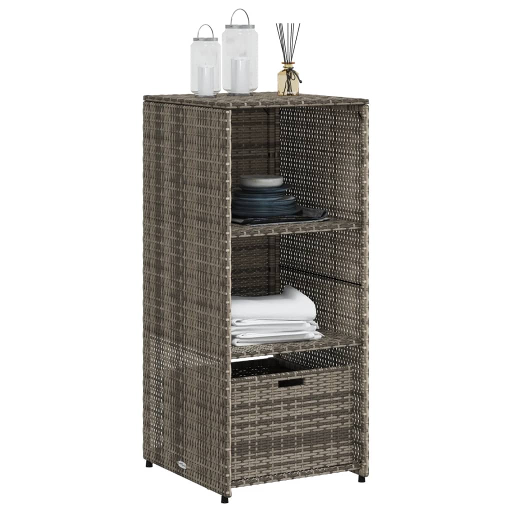 Opbevaringsskab Til Haven 50X55X115 Cm Polyrattan