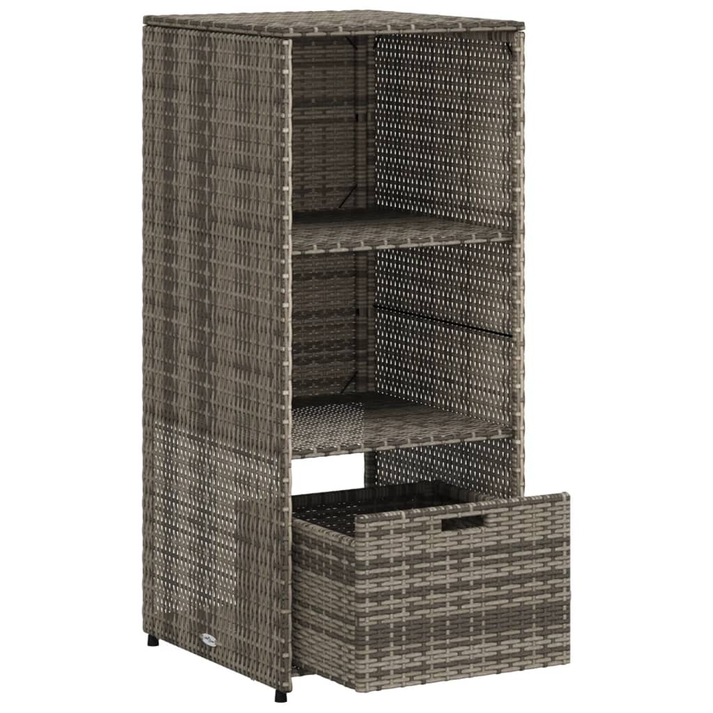 Opbevaringsskab Til Haven 50X55X115 Cm Polyrattan