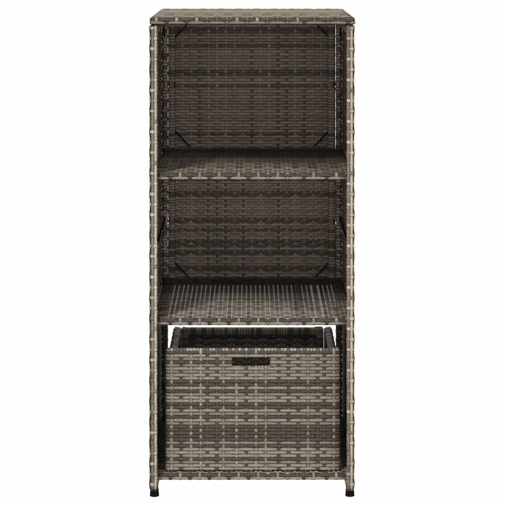 Opbevaringsskab Til Haven 50X55X115 Cm Polyrattan