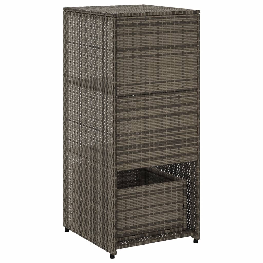 Opbevaringsskab Til Haven 50X55X115 Cm Polyrattan