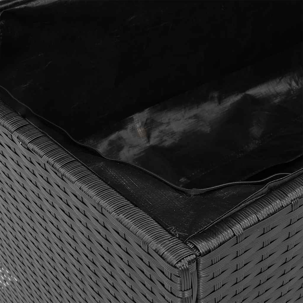 Opbevaringsboks Til Haven Polyrattan Akacie