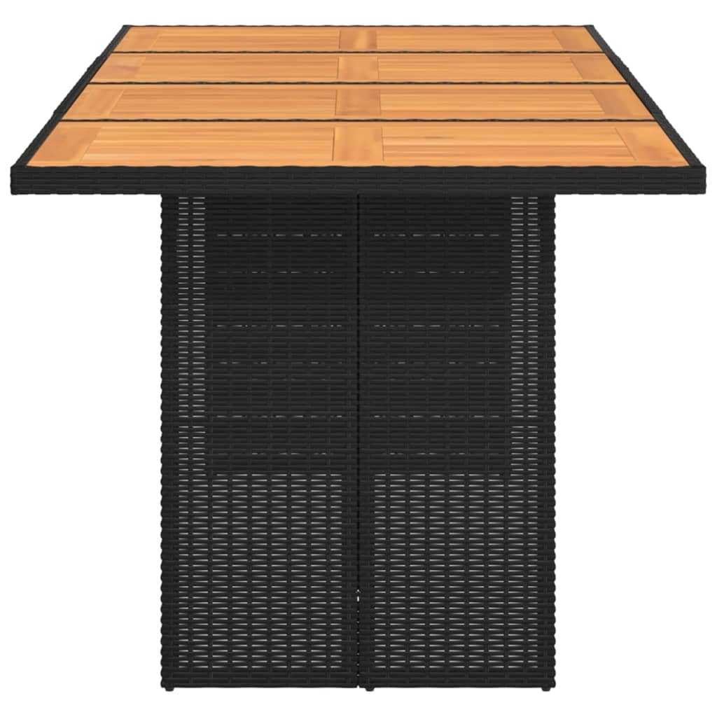 Havebord Med Top 190X80X75 Cm Polyrattan