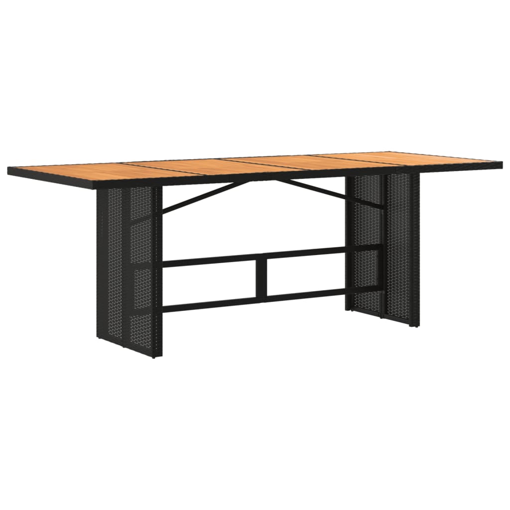 Havebord Med Top 190X80X75 Cm Polyrattan