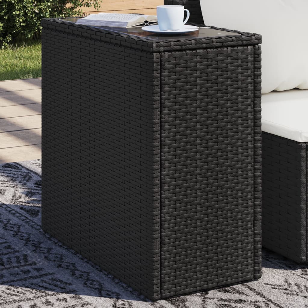 Havebord Med Top 58X27,5X55 Cm Polyrattan