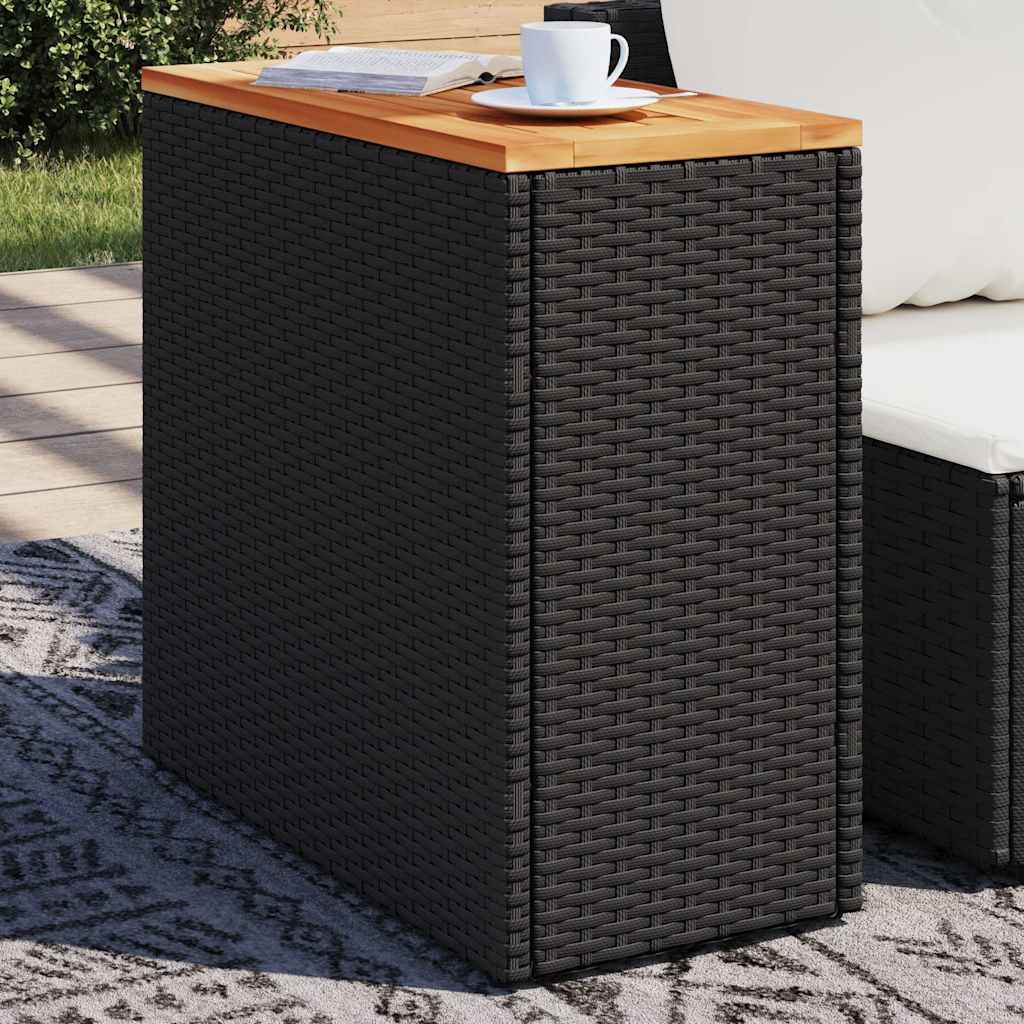 Havebord Med Top 58X27,5X55 Cm Polyrattan