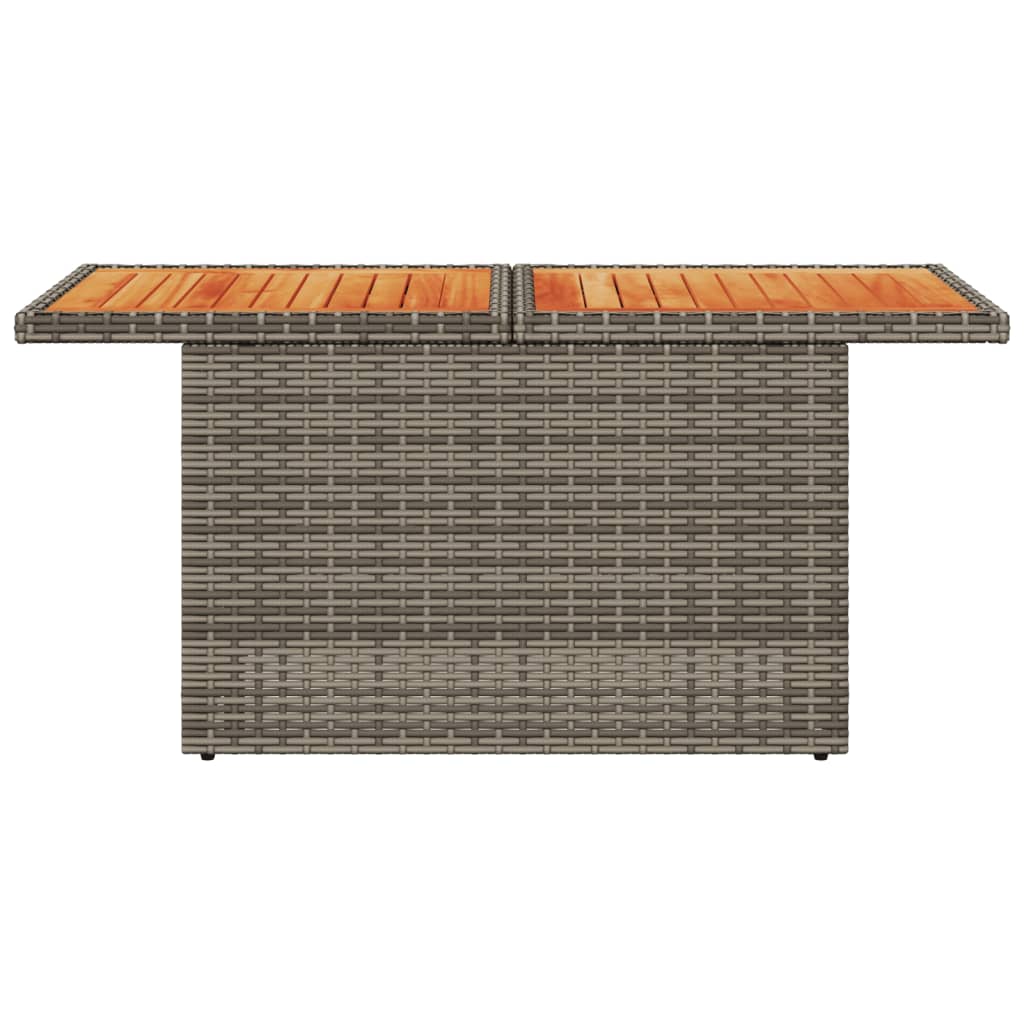 Havebord 100X55X73 Cm Polyrattan Og Akacie