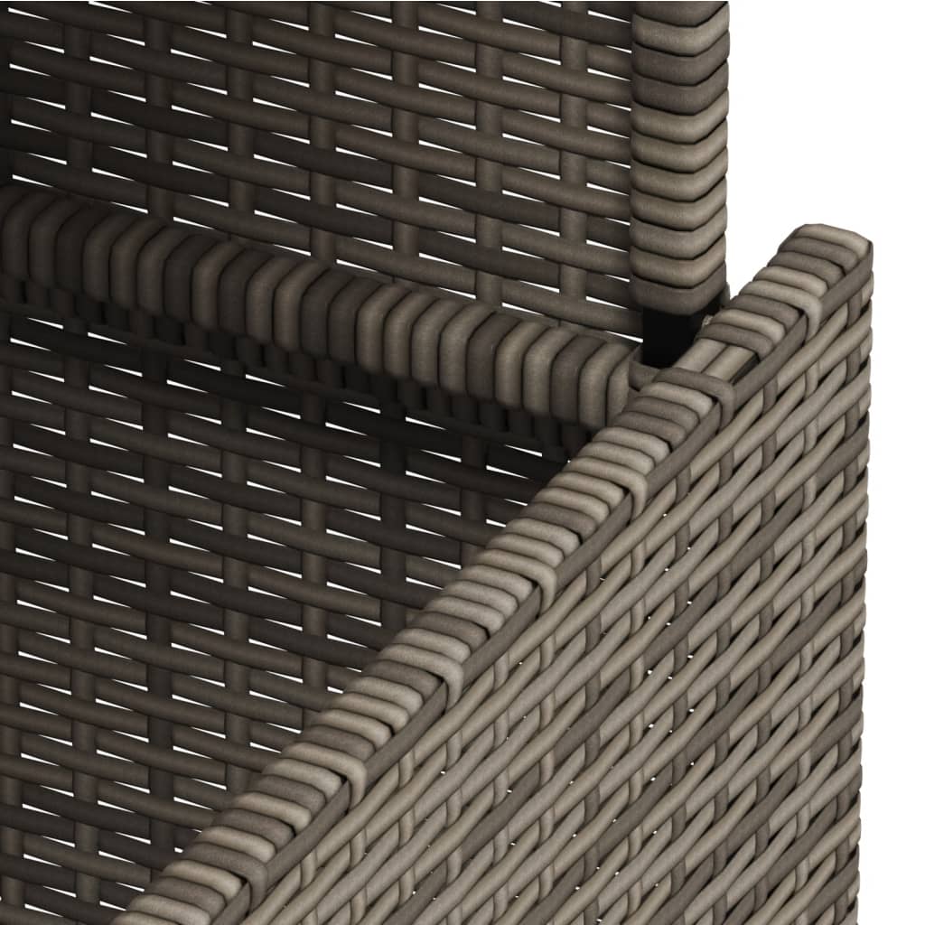 Havebord 100X55X73 Cm Polyrattan Og Akacie