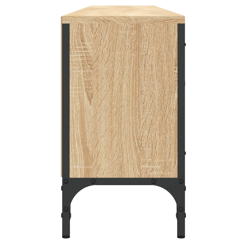 Tv-Bord Med Skuffe 200X25X44 Cm Konstrueret Træ