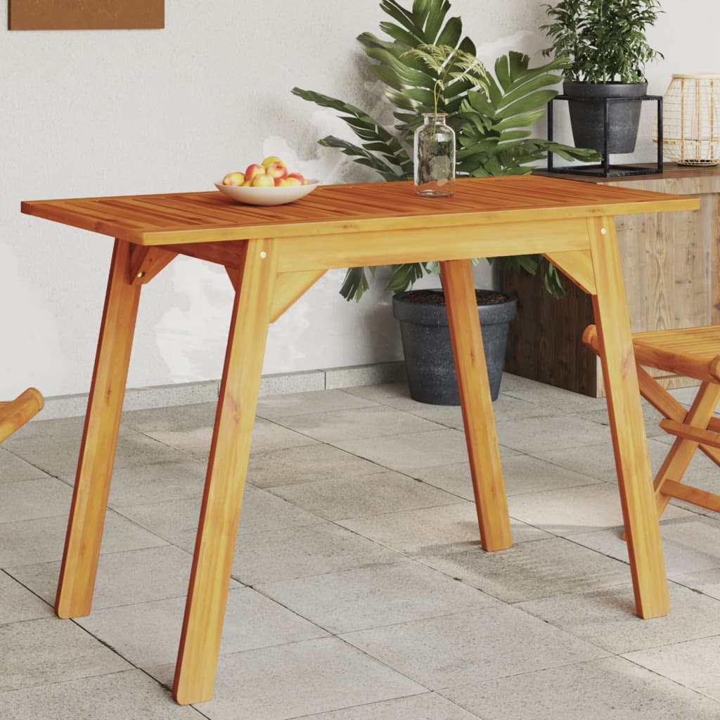 Havebord 110X56X75 Cm Massivt Akacietræ